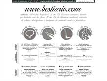 Tablet Screenshot of bestiario.com